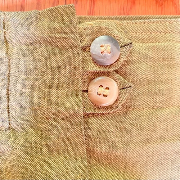 Green Lined Midi Skirt - Picture 6 of 11